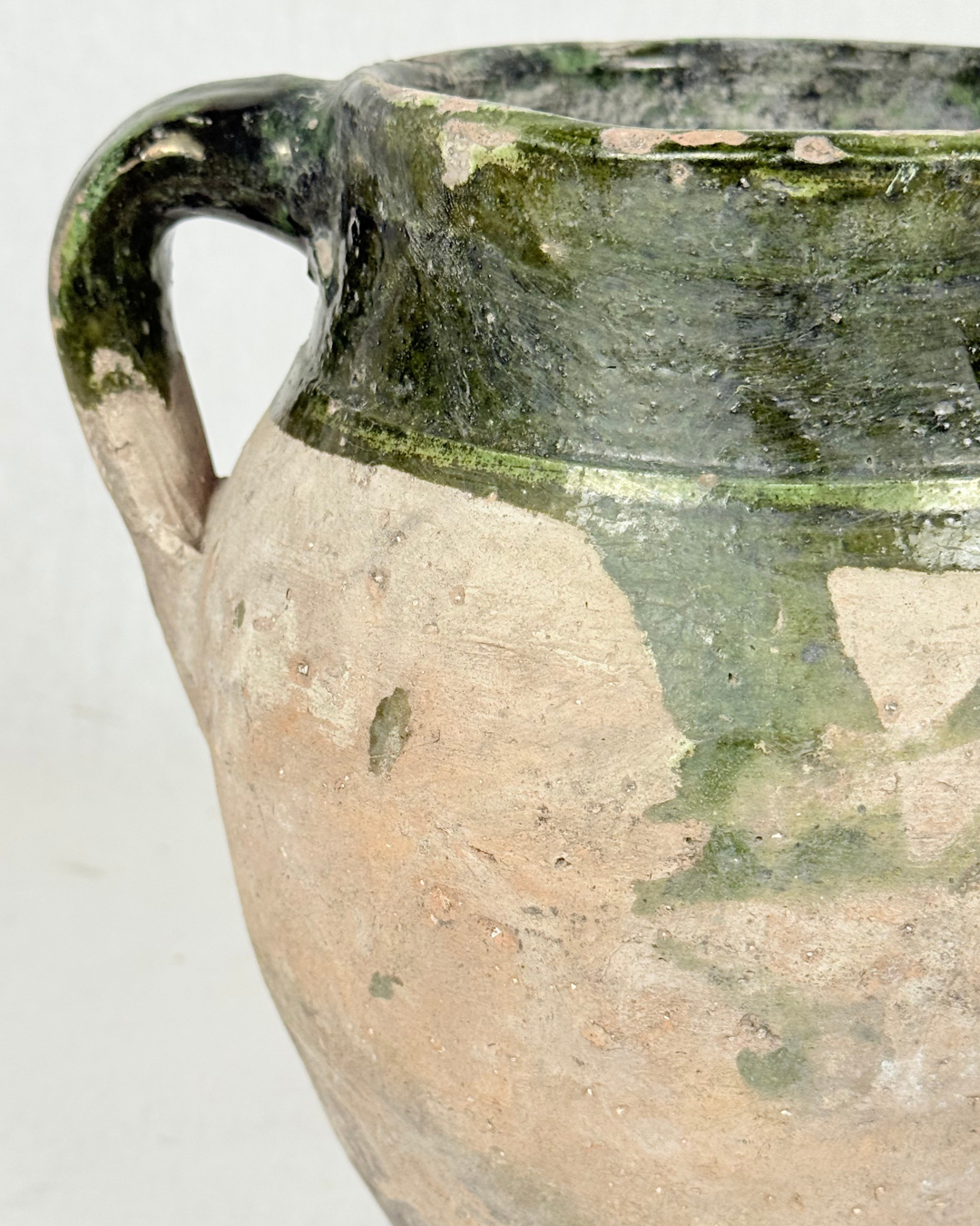 Green glazed Turkish vase